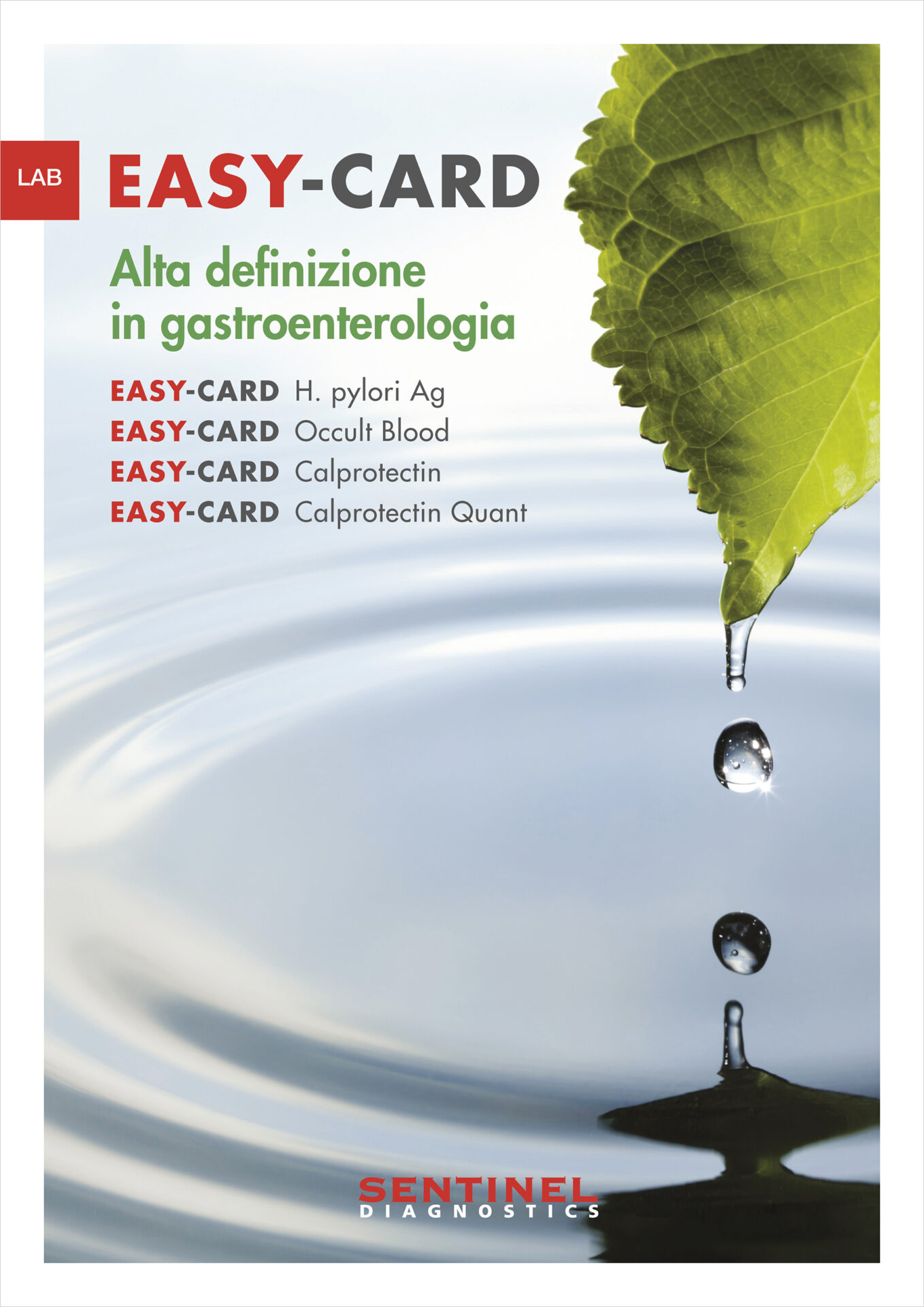 Sentinel Diagnostics - Scheda tecnica Easy Card