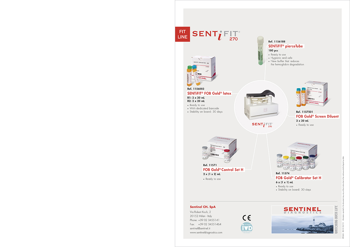 Sentinel Diagnostics - Brochure SentiFit 270