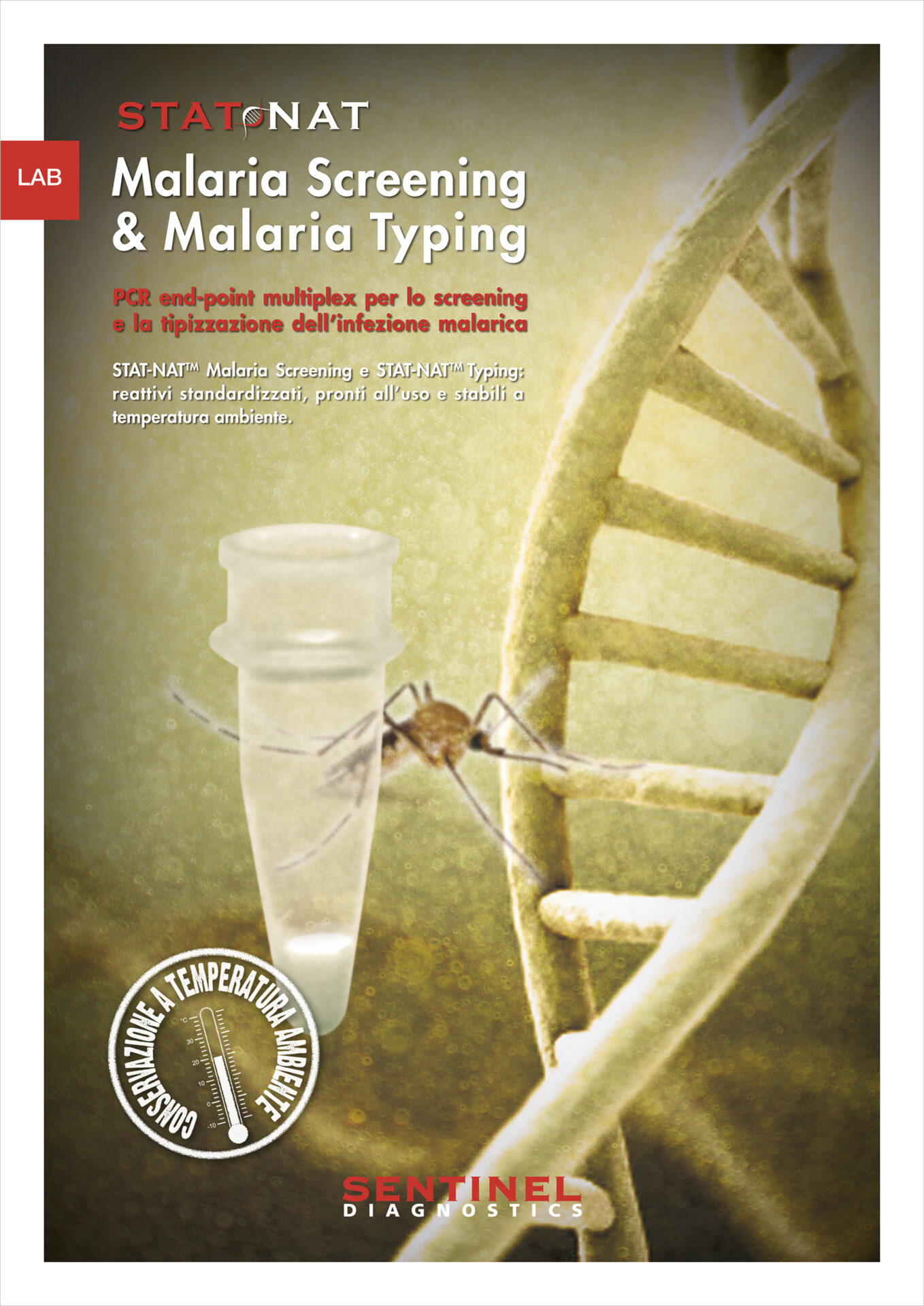 Sentinel Diagnostics - Scheda tecnica Malaria Screening & Malaria Typing