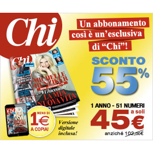 Campagna banner mondadori Chi