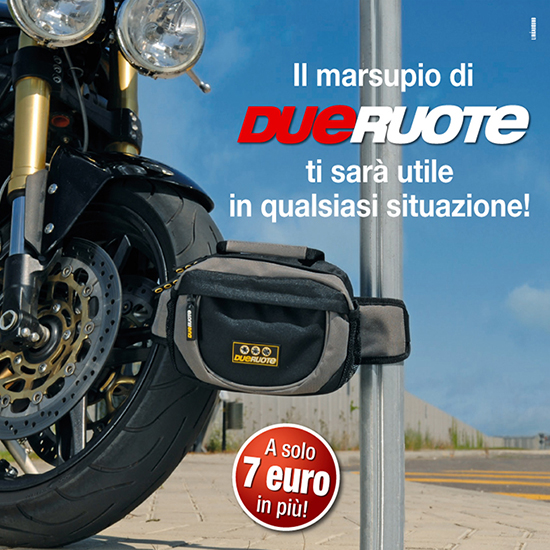 Dueruote - Campagna stampa Marsupio