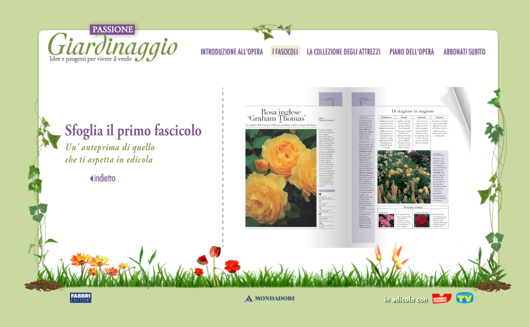 Mondadori - Giardinaggio, pagina interna