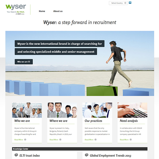 Wyser - Sito internet