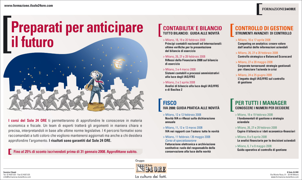 Il Sole 24 Ore - Studio per campagna 1