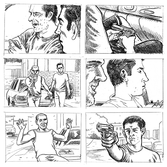 storyboard illustrato