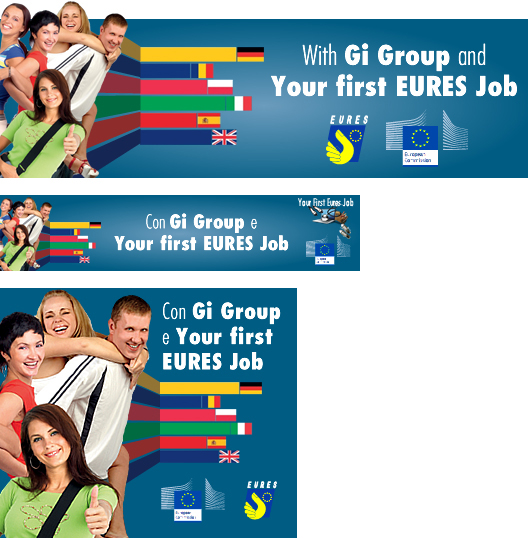 Campagna di banner Gi Group Eures