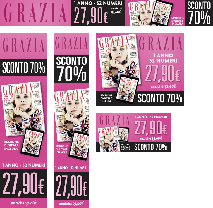 Campagna di banner Grazia