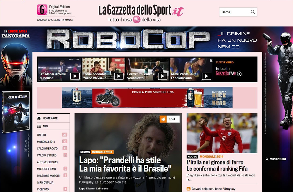 Campagna di banner - Skin Robocop