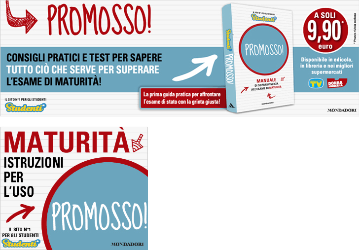 Campagna di banner Studenti di Mondadori