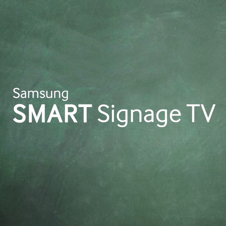 Samsung video Smart Signage TV - Infografica