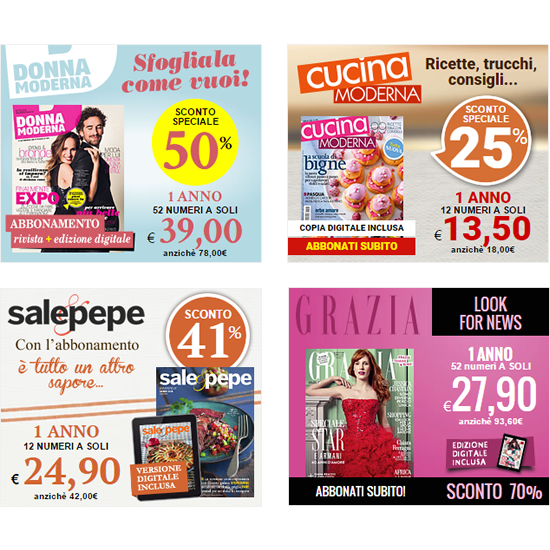 Mondadori campagna Banner HTML5