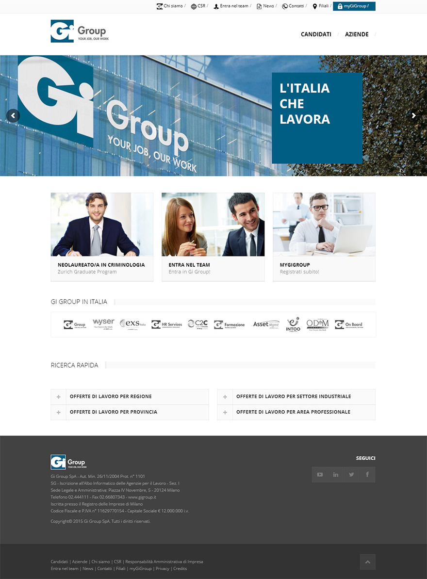 Gi Group sito web