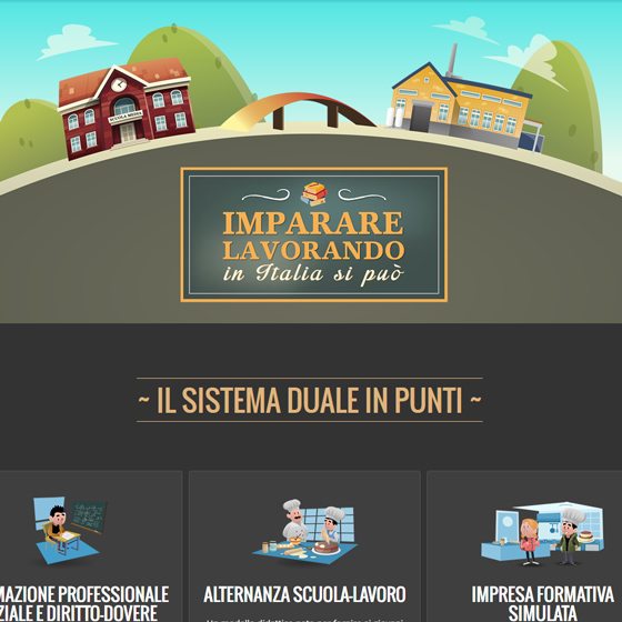 Sito internet Sito Duale per Ministero del lavoro