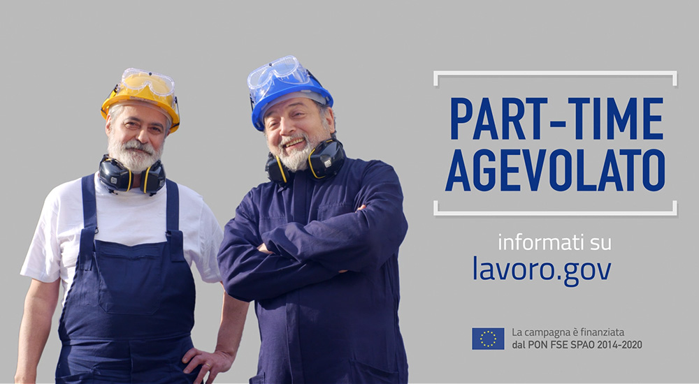 Ministero del lavoro spot radio part time agevolato