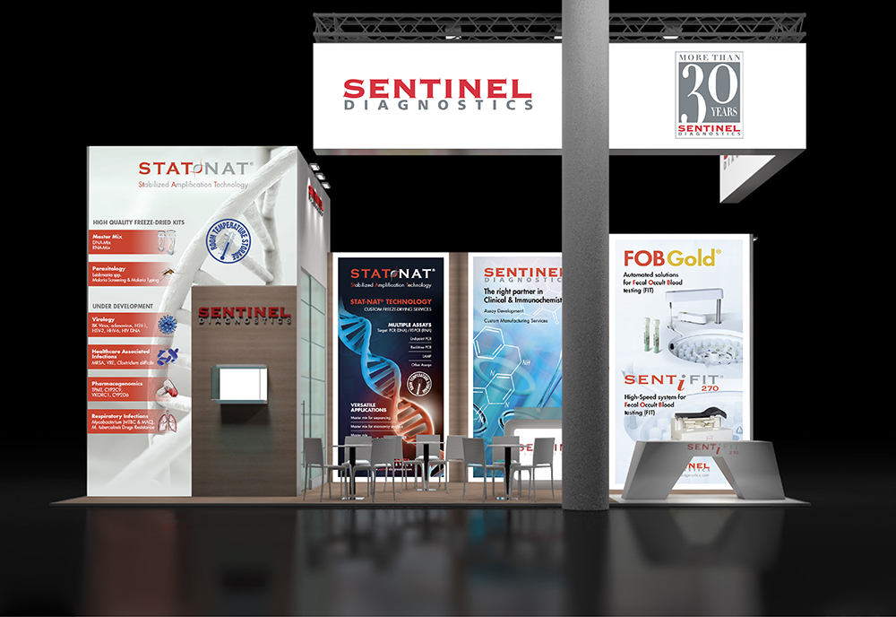 Stand fieristico Sentinel