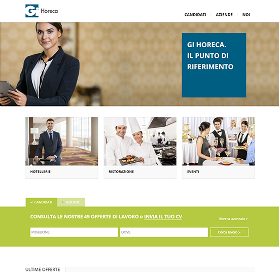 Gi Group Horeca, Sito internet