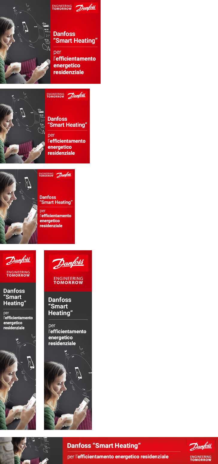 Danfoss campagna di banner html5 animati