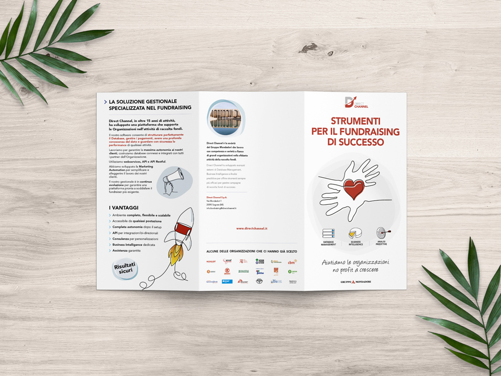 Direct Channel Leaflet Strumenti per il fundrising