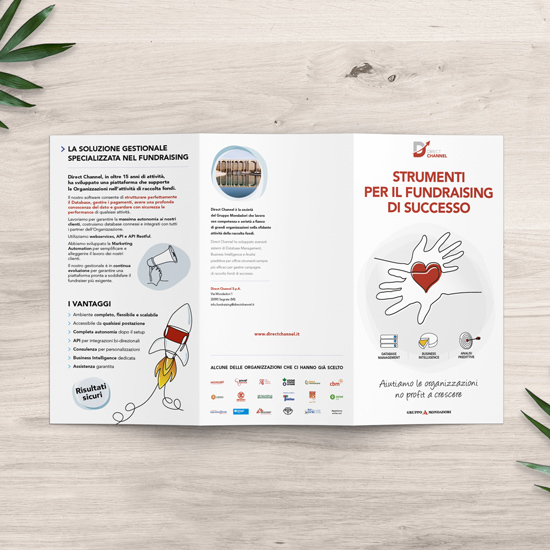 Direct Channel Leaflet Strumenti per il fundrising