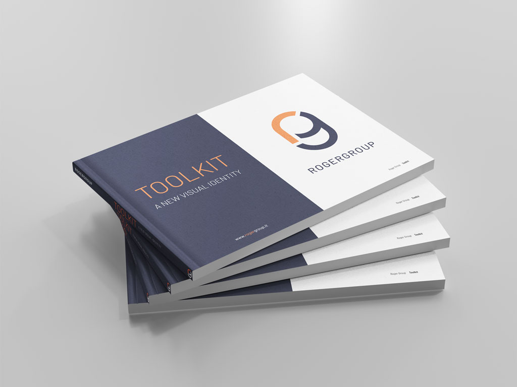 Roger Group tool kit e brand identity