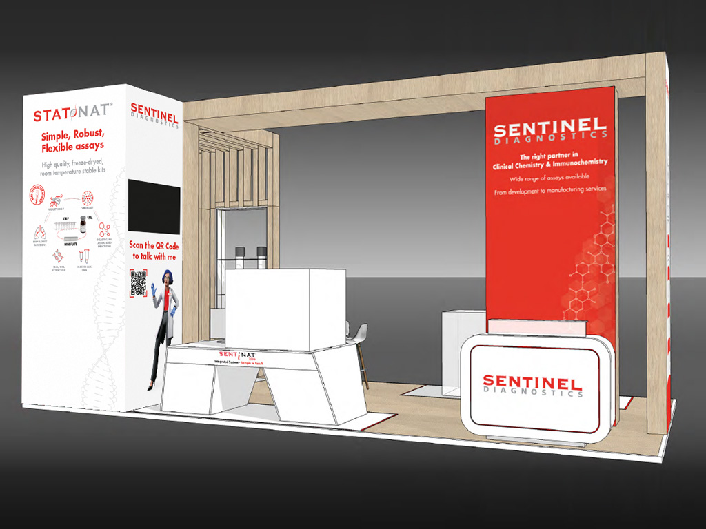 Sentinel Diagnostics stand fiera EuroMedLab