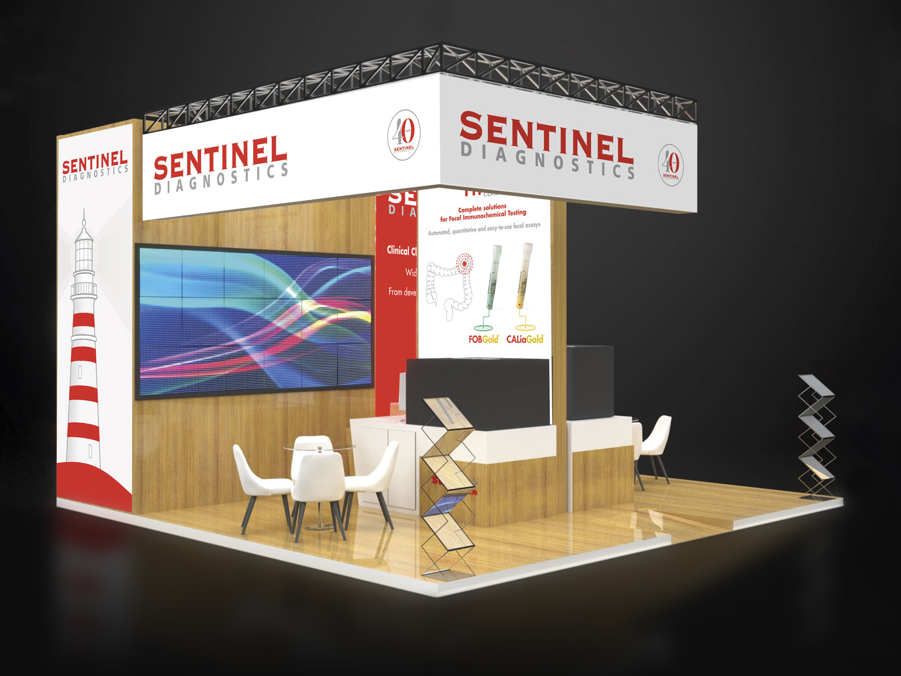 Sentinel Diagnostics stand fiera Dubai