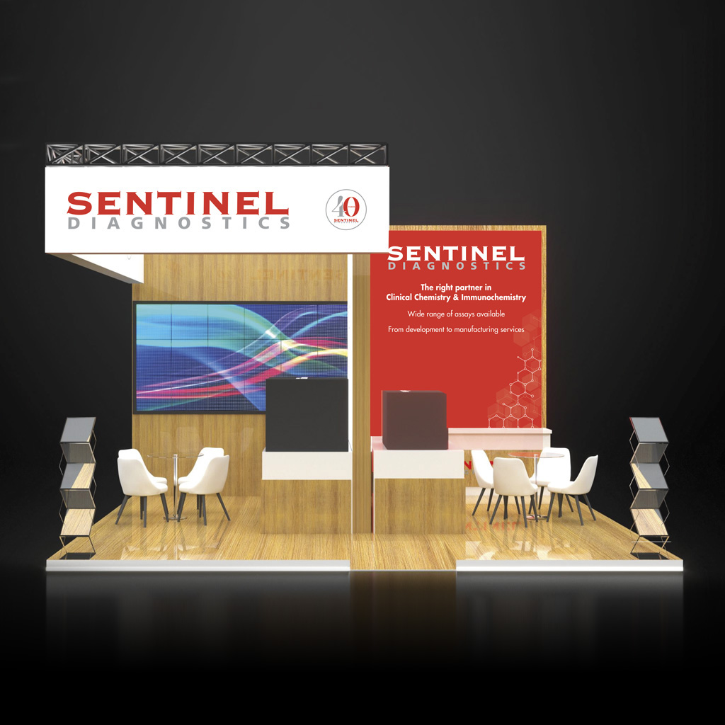 Sentinel Diagnostics stand fiera Dubai