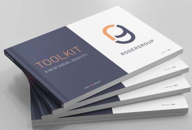 Roger Group tool kit e brand identity