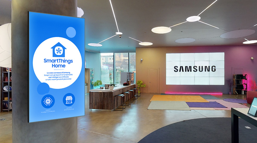 Samsung app touch screen SmartThings Home