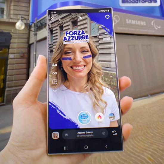 Samsung Azzurro Galaxy